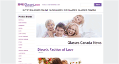 Desktop Screenshot of glasseslove.com