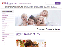 Tablet Screenshot of glasseslove.com